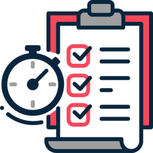 Checklist clock Icon
